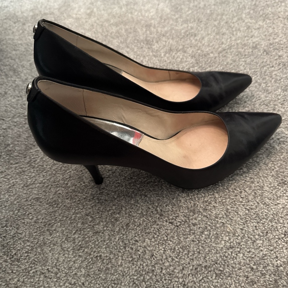 Michael Kors Black Kitten Heel Pumps
